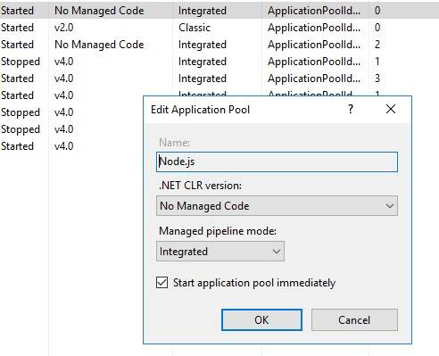 Set cmd.exe permissions to applications or sites served by IIS